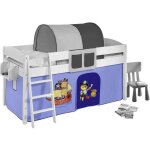 Rideaux pirate bleu - pour lit sur�lev� �volutif lit sur�lev� ludique et lits superpos�s - lilokids