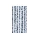 Rideau de porte chenilles gris / blanc pour caravane et camping - car