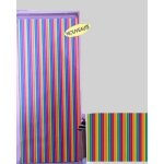 Rideau de porte - lanires plastiques multicolore - 90 cm x 220 cm
