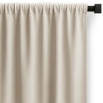 Rideau - restilo carli - beige clair - tamisant - 200 x 250 cm