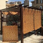 Rideau en roseau naturel pour ext�rieur int�rieur rideau en bambou store bambou exterieur store � enrouleur ...