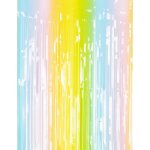 Rideau scintillant multicolore pastel 100 x 195 cm Rideau scintillant multicolore pastel 100 x 195 cm