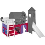 Rideaux - disney - spiderman - 100% coton - pour lit mezzanine - facile  installer