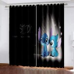 Rideaux stitchlot de 2 rideaux enfantsrideau occultant thermiques pour chambre salon 80x240cm[21]