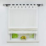 Rideaux - hongya - store occultant bateau enrouleur - blanc - 120 cm x 140 cm - sans perçage Rideaux - hongya - store occultant bateau enrouleur - blanc - 120 cm x 140 cm - sans perçage