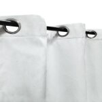 Rideau sudine thermique doubl polaire blanc - 140x240cm prt a poser atout ciel