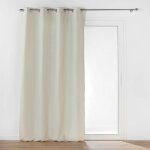 Rideau tamisant 135 x 260 cm isolant thermique micropolar naturel Rideau tamisant 135 x 260 cm isolant thermique micropolar naturel