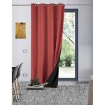 Rideau thermique aspect velours galena - taille: 140x260cm - coloris: terre cuite
