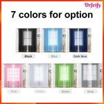 Rideau transparent - akozon - 140x260 cm (55x102) - passe - tringle cousu - lavable en machine - l�ger ...