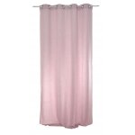 Rideau uni en lin - home maison - rose poudre - 140 x 250 cm - ?illets - tamisant Rideau uni en lin - home maison - rose poudre - 140 x 250 cm - ?illets - tamisant