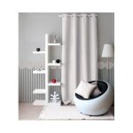 Rideau uni  oeillets blanc 140x240 cm