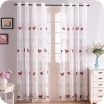 Rideau voilages 140x200cm rouge 2 panneaux pour salon chambre cuisine