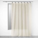 Rideau voilage  anneaux  linka  140x240cm naturel
