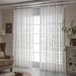 Rideau voilages broderie blanc europ�ens oeillet rideau fen�tre semi - transparents voile rideaux pour ...