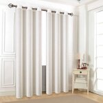 Rideau voilage voilage ?illets 2 x 140 x 240 jazzon - beige