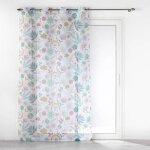 Rideau voilage � ?illets imprim� indiana 140x240cm multicolore