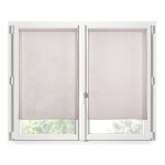Paire de rideaux voile brise bise 60 x 160 cm lin