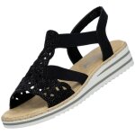 Rieker sandalettes pour femme v0646 - 00 noir
