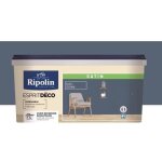 Ripolin peinture couleur satin ultra couvrante pour cuisine chambre salon salle entre couloir - bleu ...