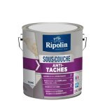 Sous - couche anti taches - ripolin - mat - blanc - 25l - intrieur