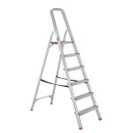 Rise escabeau pliable en aluminium avec pieds antid�rapants 6 marches
