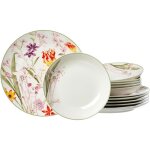 Ritzenhoff breker service de table flora 12 pi�ces en porcelaine