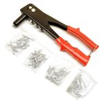 Riveteuse pneumatique de la main avec rivet pop pot 75 rivets en aluminium 2. 4 / 3. 2 / 4. 0 / 4. 8 ...