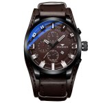 Rmega coffret cadeau montre homme - quartz - etanche - montre imperm�able - cuir - marron - montre pour ...