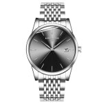 Rmega montre homme acier inoxydable imperm�able analogique regarder pour homme affaires habiller regarde ...