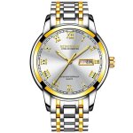 Rmega montre homme montres bracelets etanche chronographe classique montres en acier inoxydable grand ...