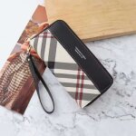 Portefeuille femme grande capacite rmega - noir - cuir pu - nombreux compartiments