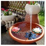 Rn fontaine ext�rieur de jardin fontaine a eau deco jardin fontaine solaire mini pompe a eau fontaine ...