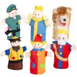 Roba set de 6 marionnettes  main pour thtre de guignol en tissu