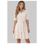 Robe femme beige