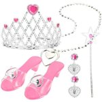 Robe de princesse  talons pour petites filles - rose - chaussures pour tout - petits - bijoux pour enfants ...