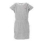 Robe � rayures marine / blanc fille eom pinil