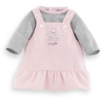 Robe et t - shirt bords de loire - corolle - vtements - pour poupon 30cm - ds 18 mois