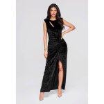 Robe du soir kallie maxi - ombre - pour femme - noir