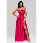 Robe du soir marie maxi - ombre - pour femme - rouge