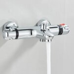 Robinet de baignoire chrom thermostat waterfall faucet robinet mlangeur de baignoire
