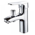 Robinet baignoire - xvx - mitigeur - monotrou - alliage m�tallique - chaud & froid