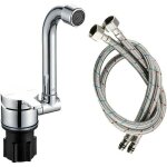 Robinet de camping - car � filetage g1 / 2in en alliage de zinc � 360 rotations robinet de bassin deau ...