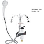 Robinet chauffe - eau lectrique instantan avec affichage de la temprature instantan numrique + pomme ...