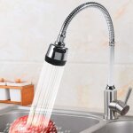 Robinet cuisine jet mitigeur cuisine en acier inox 304 mitigeur dvier rotatif robinet