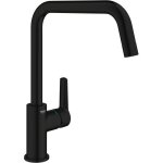 Robinet de cuisine - mitigeur monocommande vier - noir mat - bec haut - rotation 150 - grohe start ...