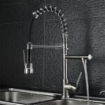 Robinet de cuisine mitigeur cuisine robinetterie à ressort douchette inox argent - noir - gris - monotrou ... Robinet de cuisine mitigeur cuisine robinetterie à ressort douchette inox argent - noir - gris - monotrou ...
