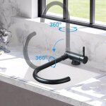 Robinet de cuisine rabattablemitigeur cuisine rabattable rotatif � 360�mitigeur cuisine robinet pliable ...