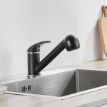Robinet de cuisine ymy - mitigeur en inox avec douchette pivotante 360 degrs