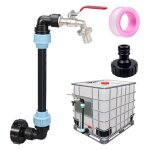 Robinet cuve 1000l raccord cuve 1000 litres robinet ibc col de cygne de cuve adaptateur de r�servoir ...