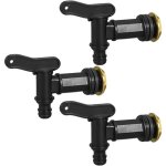 Robinet pour cuve - plastique - 1000l - r�sistant � la corrosion - durable - installation facile